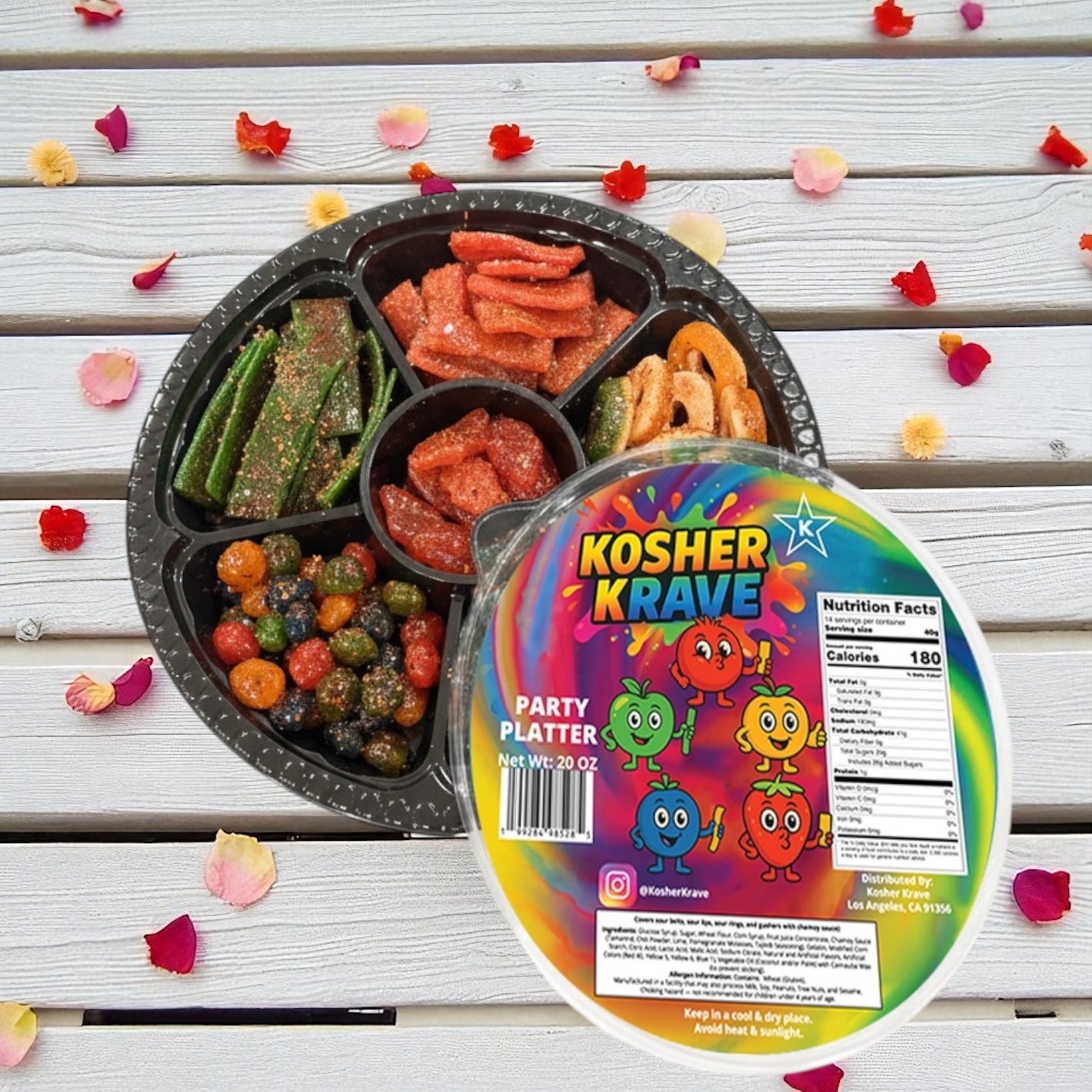 KOSHER KRAVE PARTY PLATTER – estimated 20 OZ